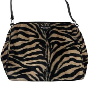 Vintage Kate Spade zebra print purse